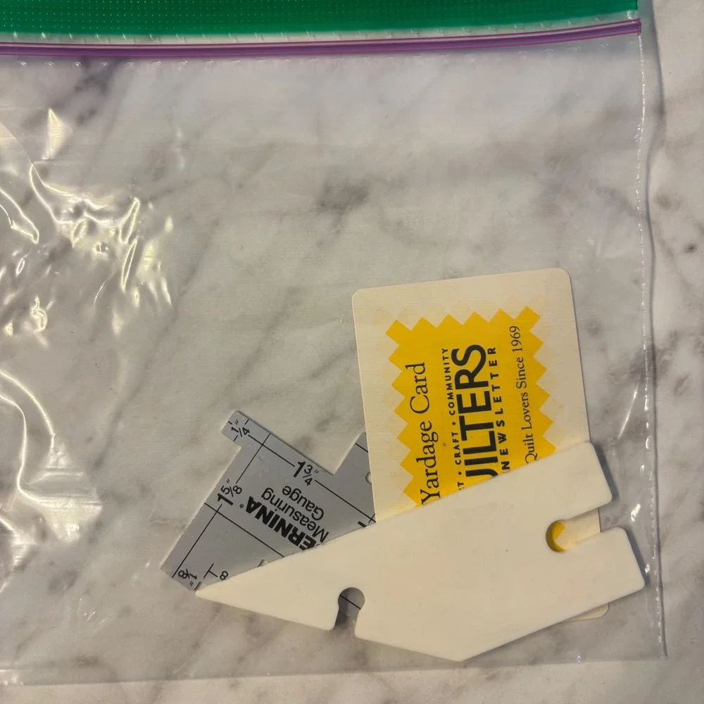 Bernina Measuring Gauge Oxmoor House Point Turner Quilters Yardage Card Lot